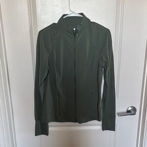 Avia Olive Green Full-Zip Bomber Jacket